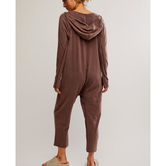 NWT FP MOVEMENT Hot Shot Long-Sleeve Onesie / Dark Espresso - Picture 4 of 10